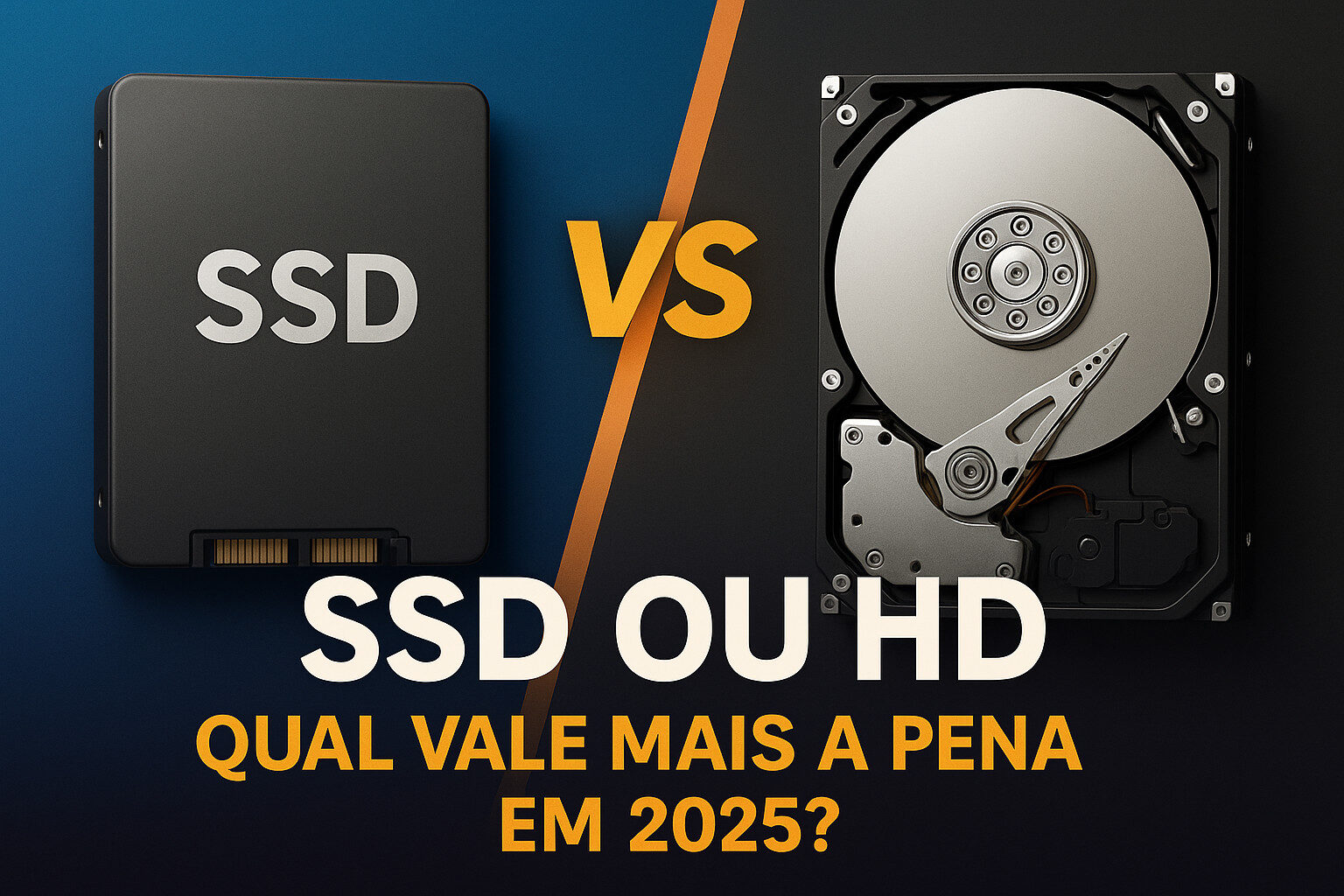 SSD ou HD: Qual Vale Mais a Pena em 2025?