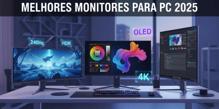 Melhores Monitores para PC em 2025 que Eu Recomendo