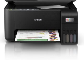 Epson EcoTank L3250 – Multifuncional, Tanque de Tinta Colorida, Wi-Fi Direct, USB, Bivolt, Preto